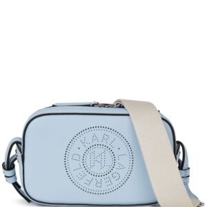 Karl Lagerfeld K/Circle perforated-logo crossbody bag