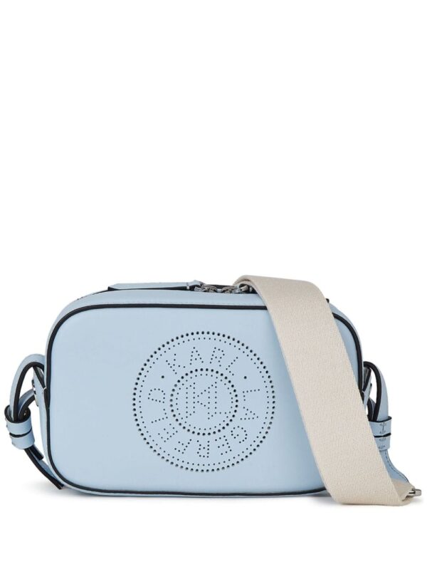 Karl Lagerfeld K/Circle perforated-logo crossbody bag