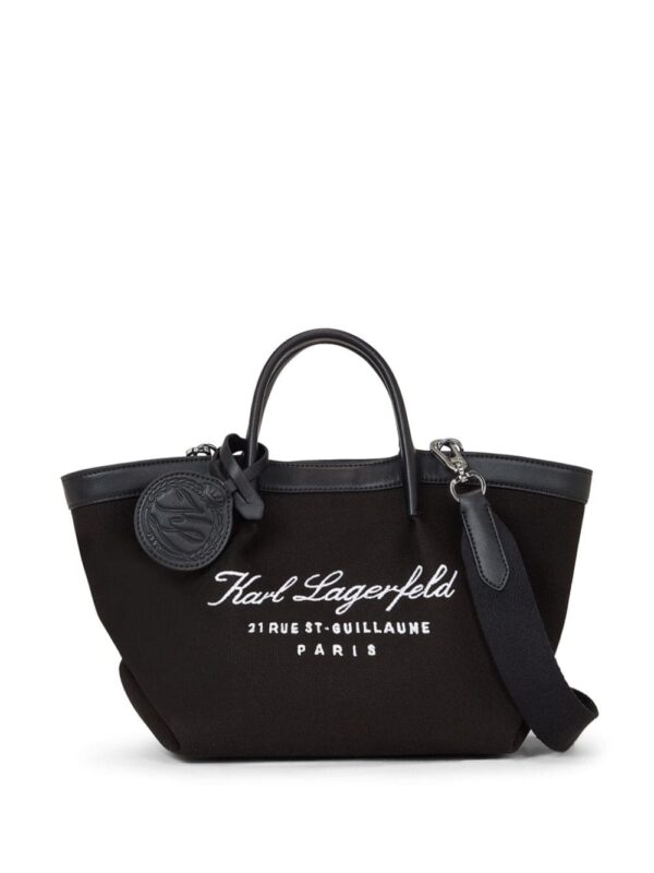Karl Lagerfeld small Hotel Karl canvas tote bag