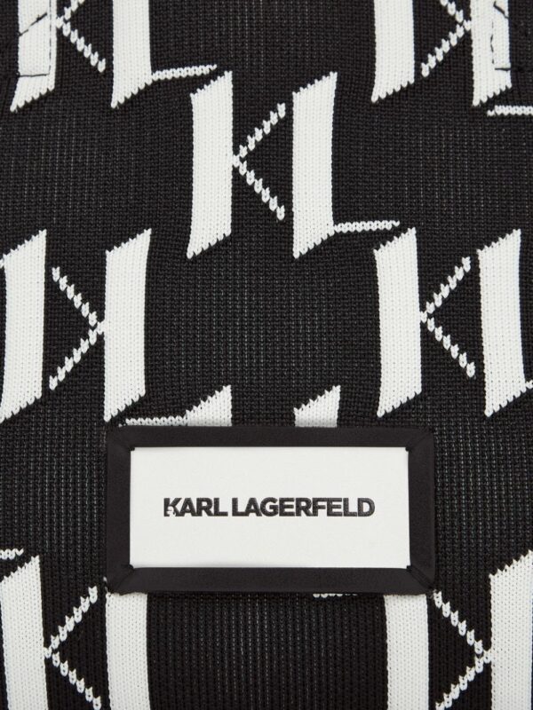Karl Lagerfeld small K/Monogram knitted tote bag - Image 3