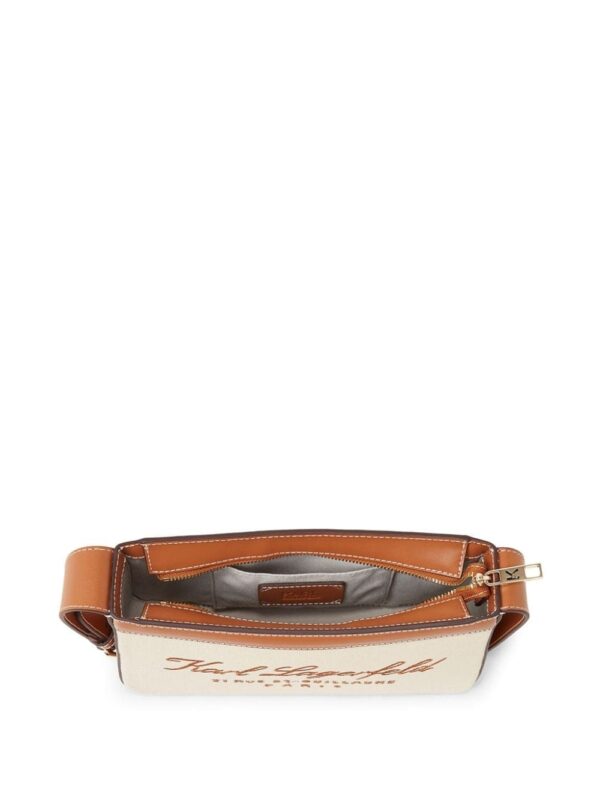 Karl Lagerfeld Hotel Karl canvas shoulder bag - Image 5