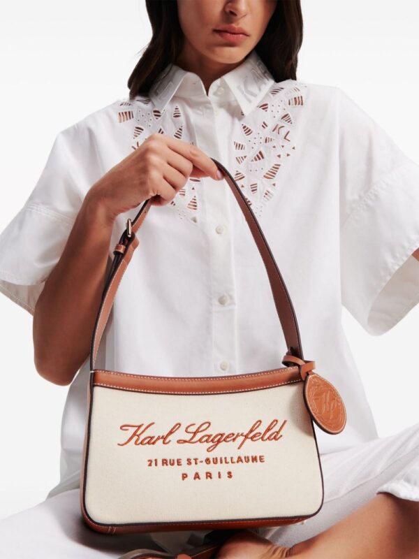 Karl Lagerfeld Hotel Karl canvas shoulder bag - Image 2