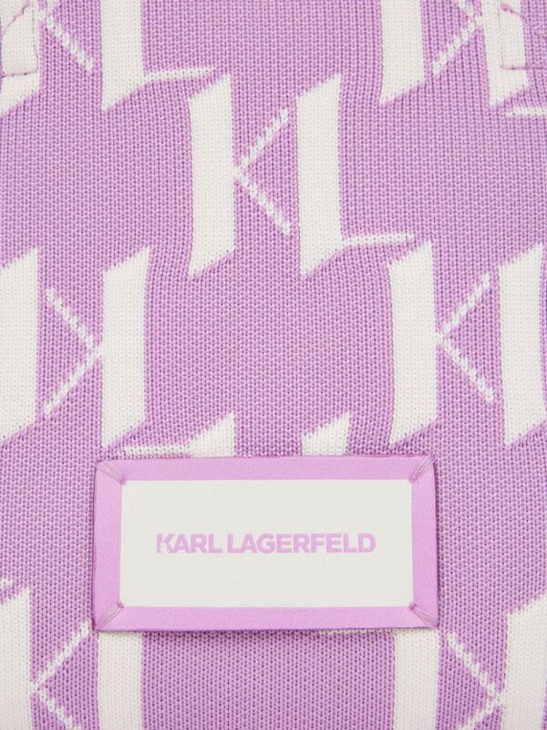Karl Lagerfeld small K/Monogram knitted tote bag - Image 3