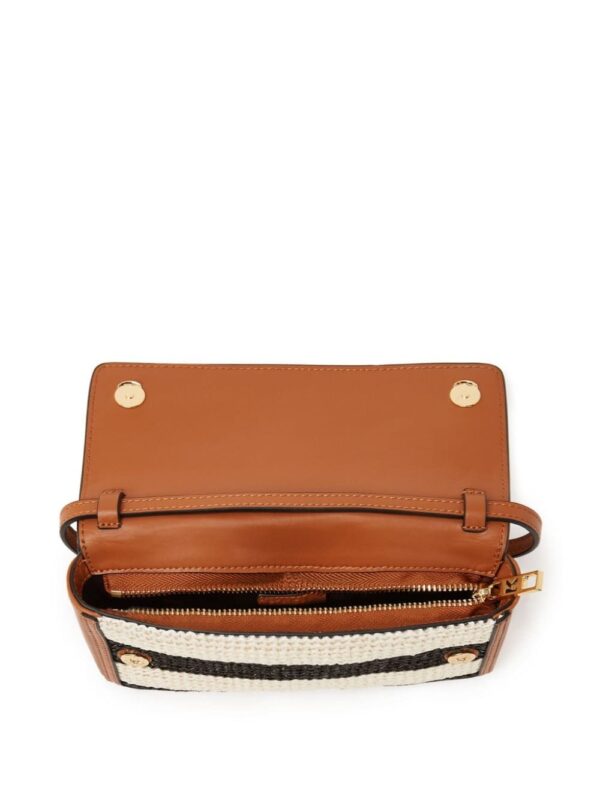 Karl Lagerfeld Signature raffia clutch bag - Image 3