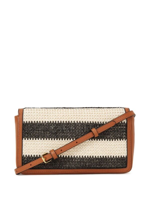 Karl Lagerfeld Signature raffia clutch bag - Image 2