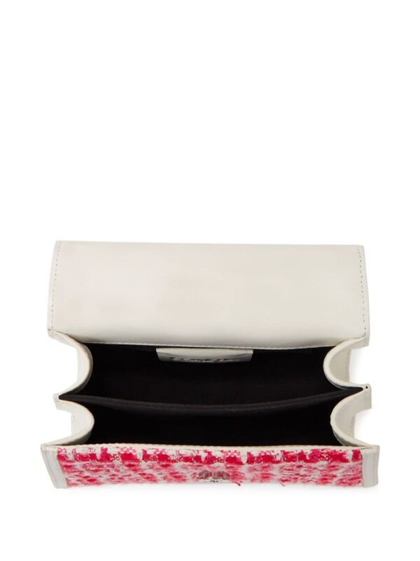 Karl Lagerfeld small Signature bouclé top-handle bag - Image 4