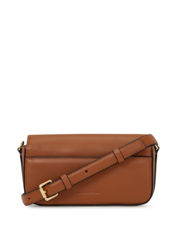 Karl Lagerfeld small Signature Fan leather crossbody bag - Image 3