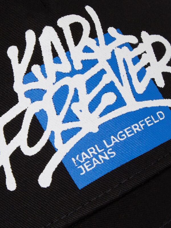 Karl Lagerfeld Jeans x Crapule2000 cotton baseball cap - Image 3