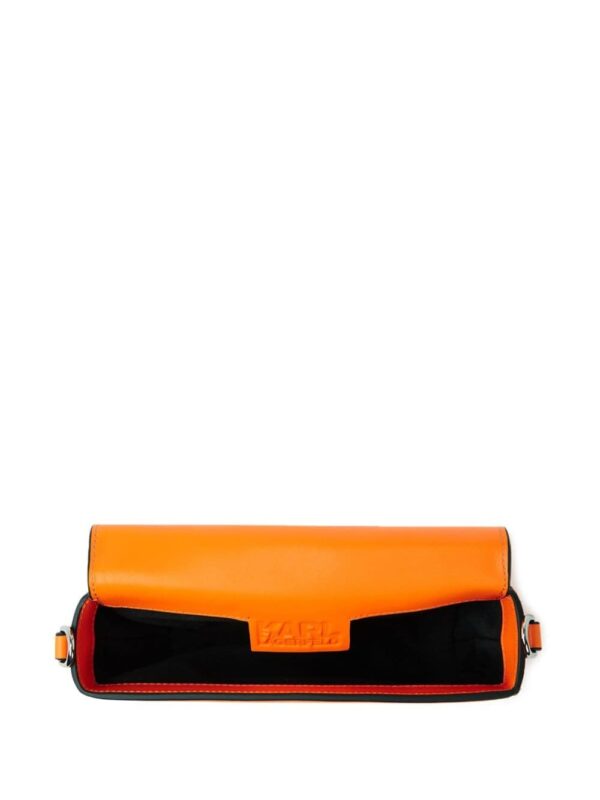 Karl Lagerfeld small Signature Fan leather crossbody bag - Image 4