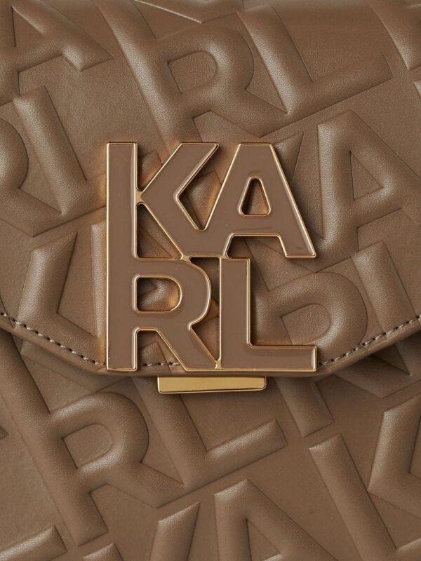Karl Lagerfeld logo-embossed leather tote bag - Image 4