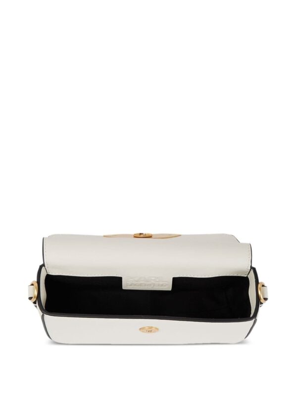 Karl Lagerfeld small Signature Fan leather crossbody bag - Image 5