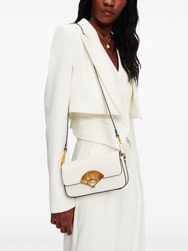 Karl Lagerfeld small Signature Fan leather crossbody bag - Image 2