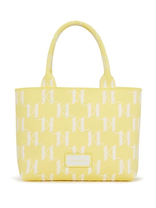 Karl Lagerfeld medium K/Monogram knitted tote bag