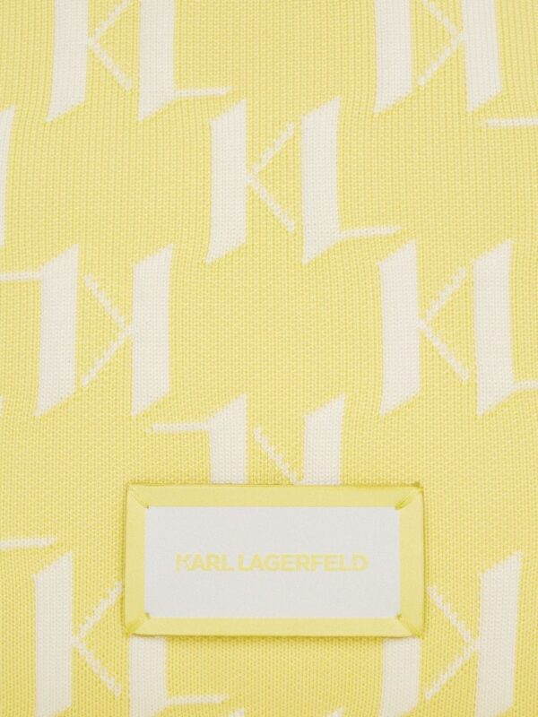 Karl Lagerfeld medium K/Monogram knitted tote bag - Image 3