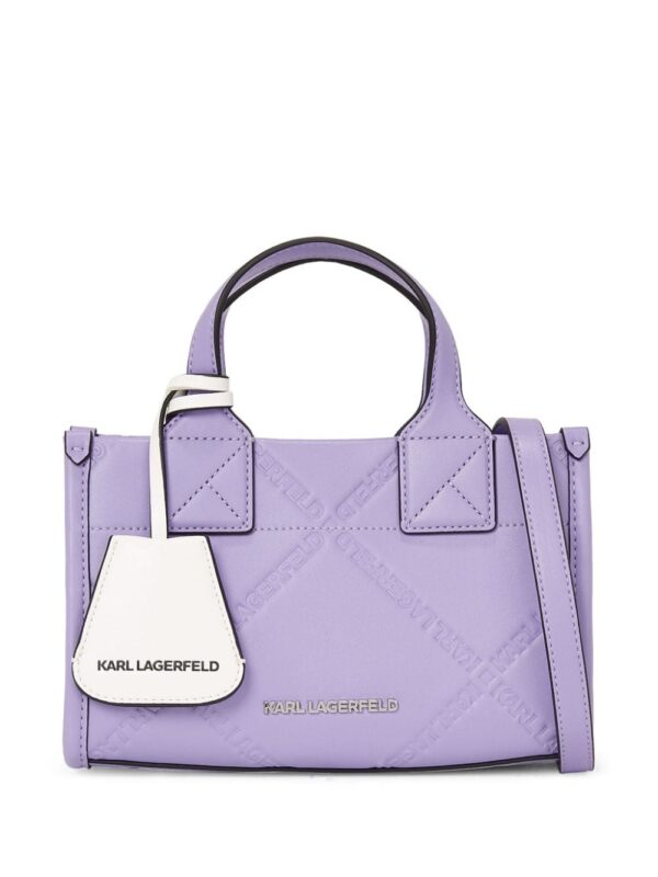 Karl Lagerfeld small K/Skuare logo-embossed tote bag