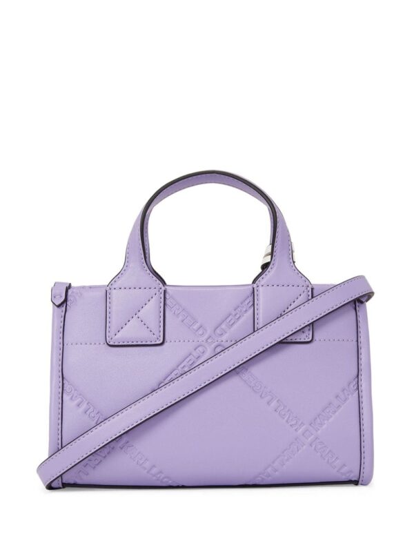 Karl Lagerfeld small K/Skuare logo-embossed tote bag - Image 2