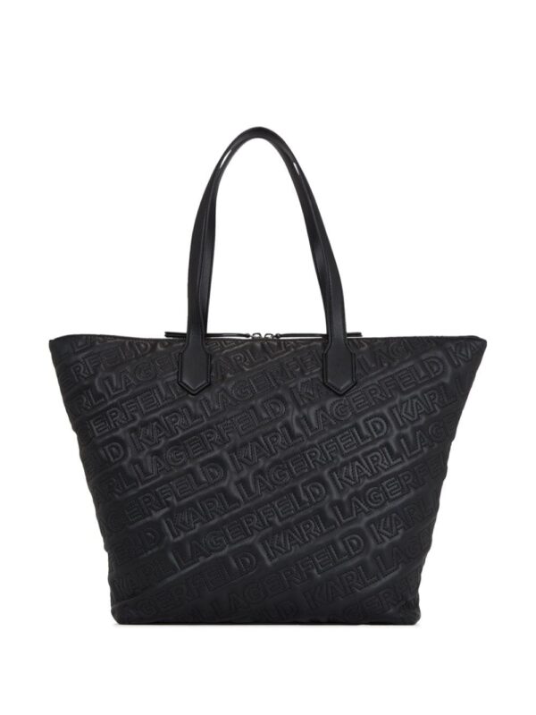 Karl Lagerfeld large Essential Kuilt tote bag - Image 3