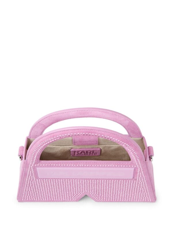 Karl Lagerfeld small Ikon K Crystal top-handle bag - Image 4