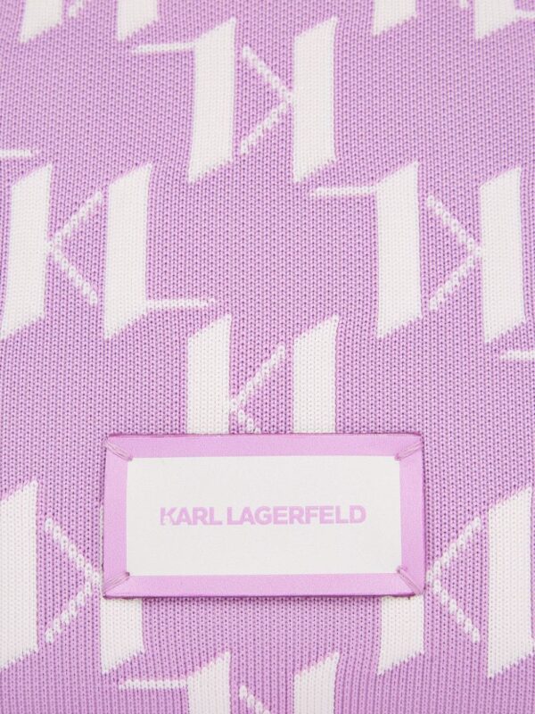 Karl Lagerfeld medium K/Monogram knitted tote bag - Image 3