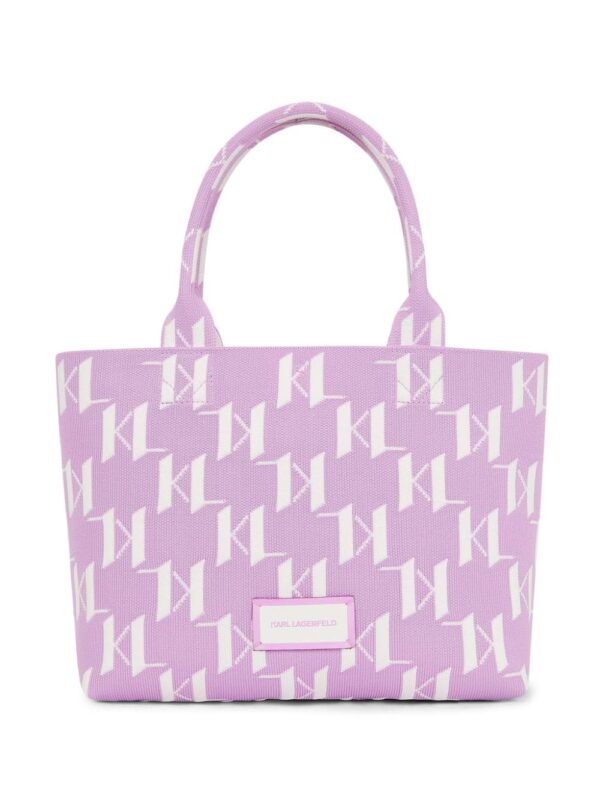 Karl Lagerfeld medium K/Monogram knitted tote bag