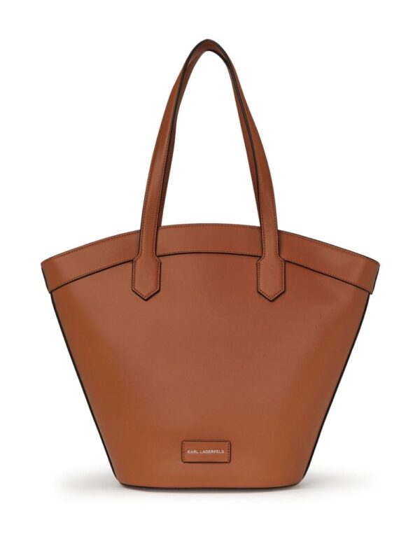 Karl Lagerfeld medium Signature Tulip leather tote bag - Image 2