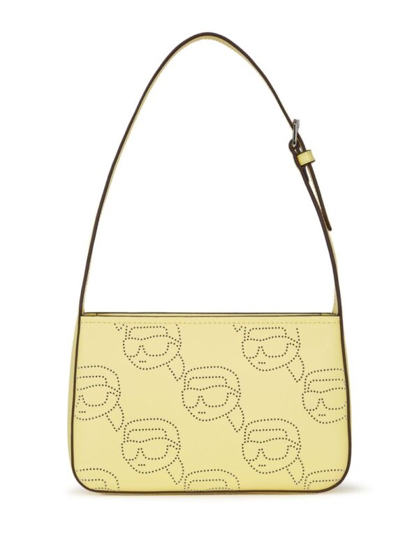 Karl Lagerfeld Ikonik perforated leather shoulder bag - Image 3