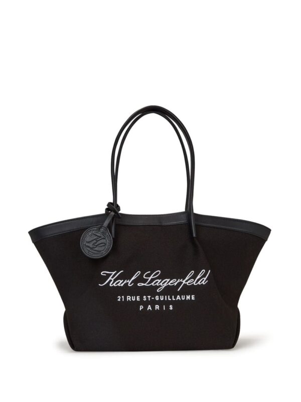 Karl Lagerfeld medium Hotel Karl canvas tote bag