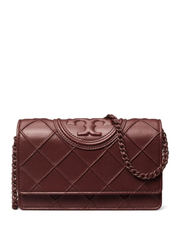 Tory Burch Fleming checked mini bag
