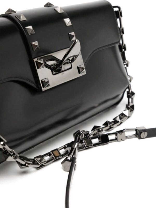 Valentino Garavani Rockstud leather shoulder bag - Image 4