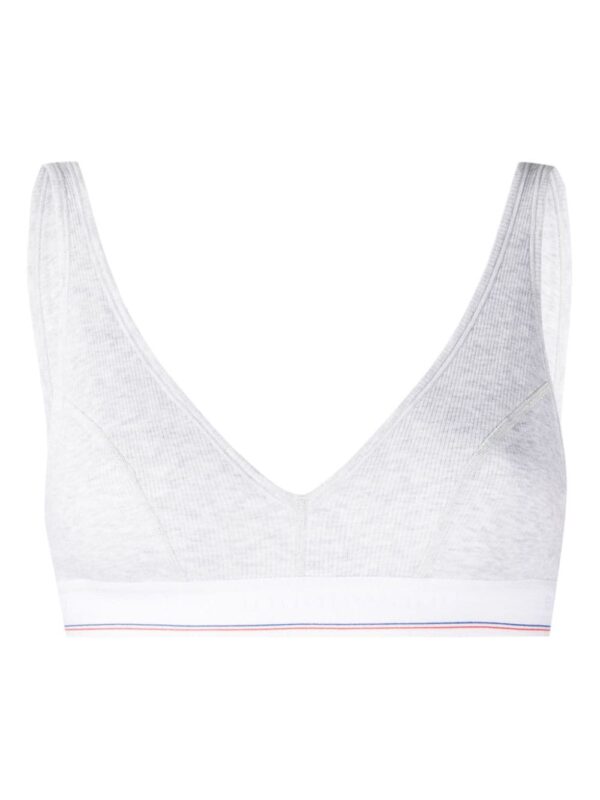 Alexander Wang  logo-jacquard ribbed bralette