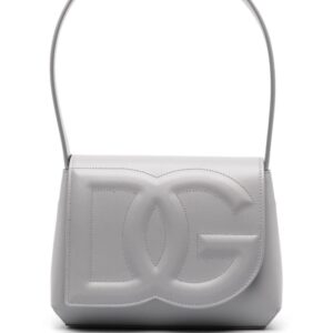 Dolce & Gabbana logo-embossed leather shoulder bag
