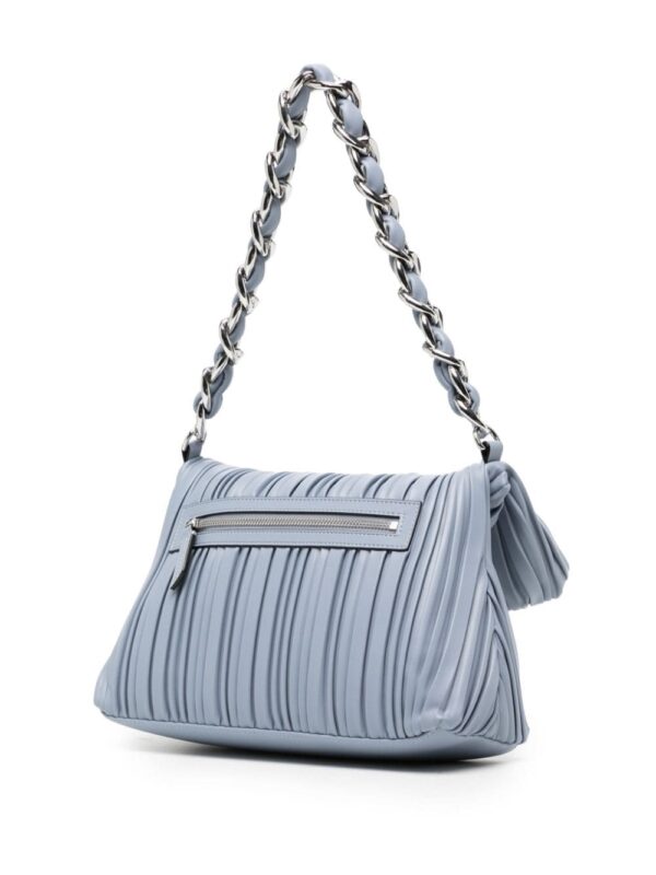 Karl Lagerfeld medium K/kushion logo-lettering pleated tote bag - Image 3