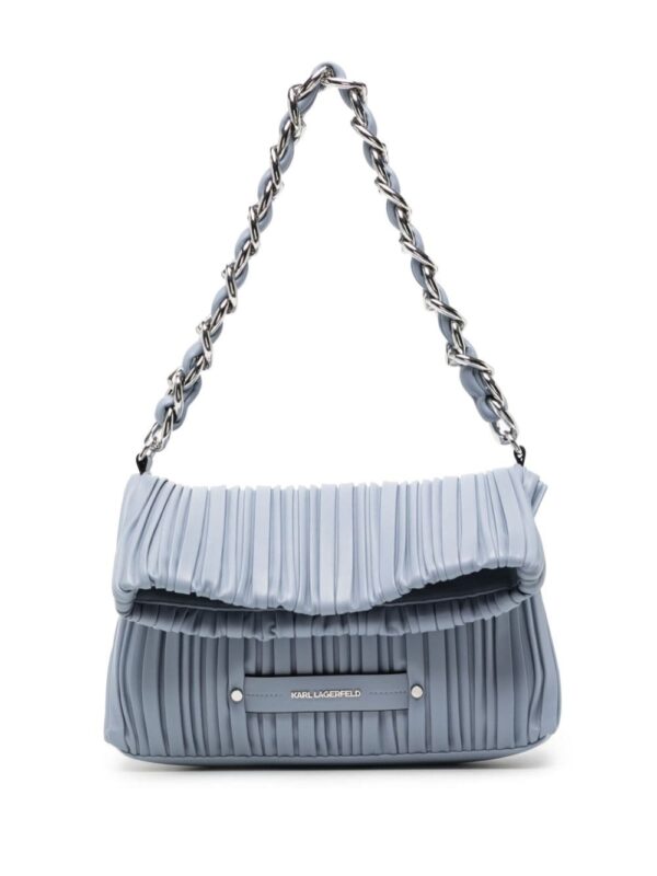 Karl Lagerfeld medium K/kushion logo-lettering pleated tote bag