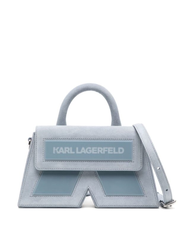 Karl Lagerfeld Icon K suede crossbody bag