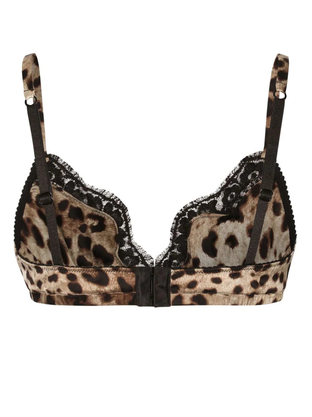 Dolce & Gabbana leopard-print lace-detail bra - Image 2