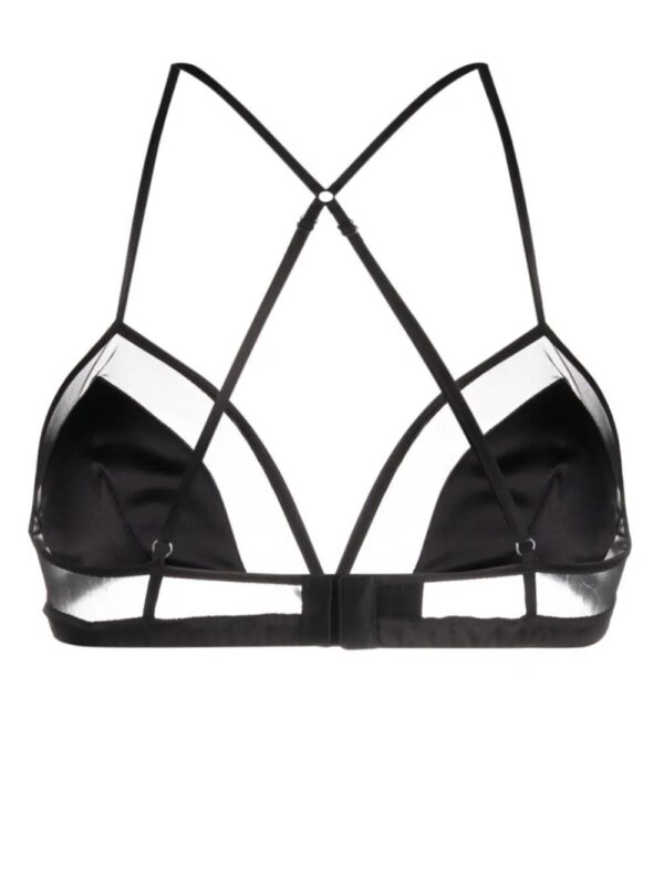 Dolce & Gabbana  panelled tulle satin bra - Image 2