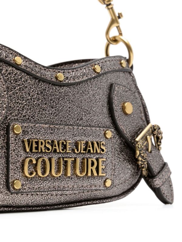 Versace Jeans Couture metallic faux-leather crossbody bag - Image 4