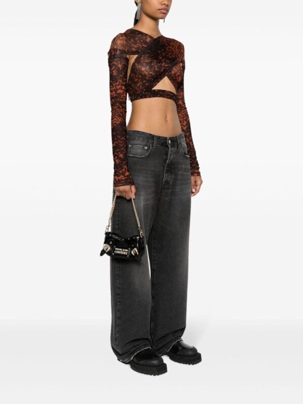 Versace Jeans Couture studded faux-leather shoulder bag - Image 2