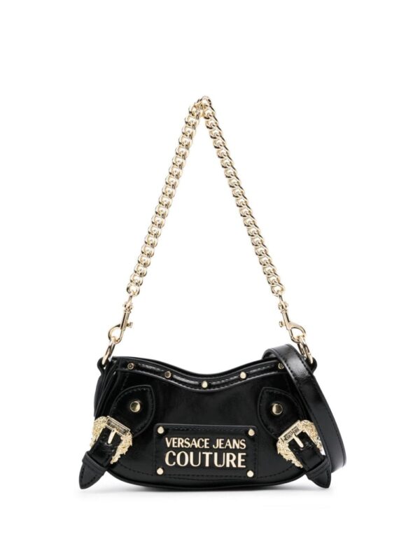 Versace Jeans Couture studded faux-leather shoulder bag