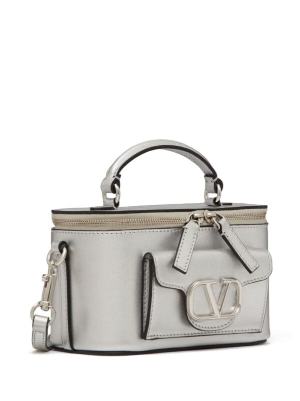 Valentino Garavani mini Locò metallic handbag - Image 3
