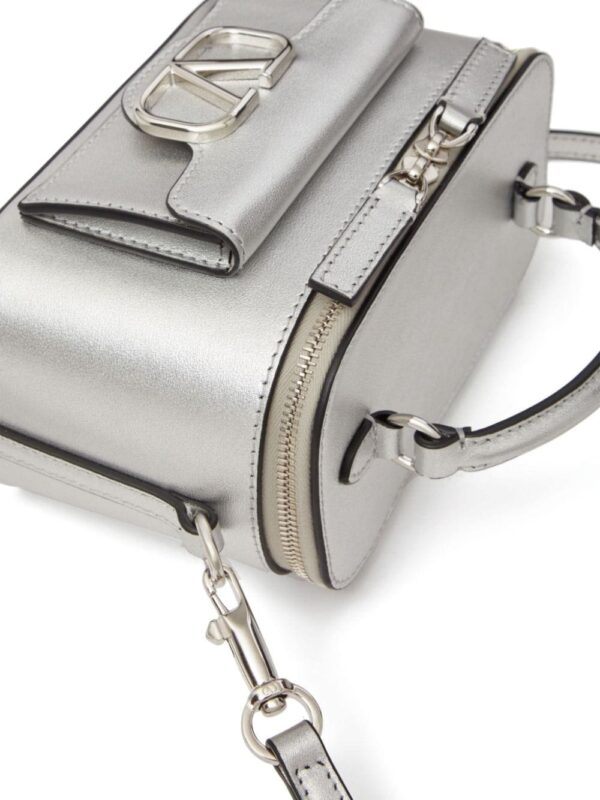 Valentino Garavani mini Locò metallic handbag - Image 5