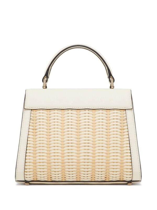 Valentino Garavani small VSling wicker top-handle bag - Image 3
