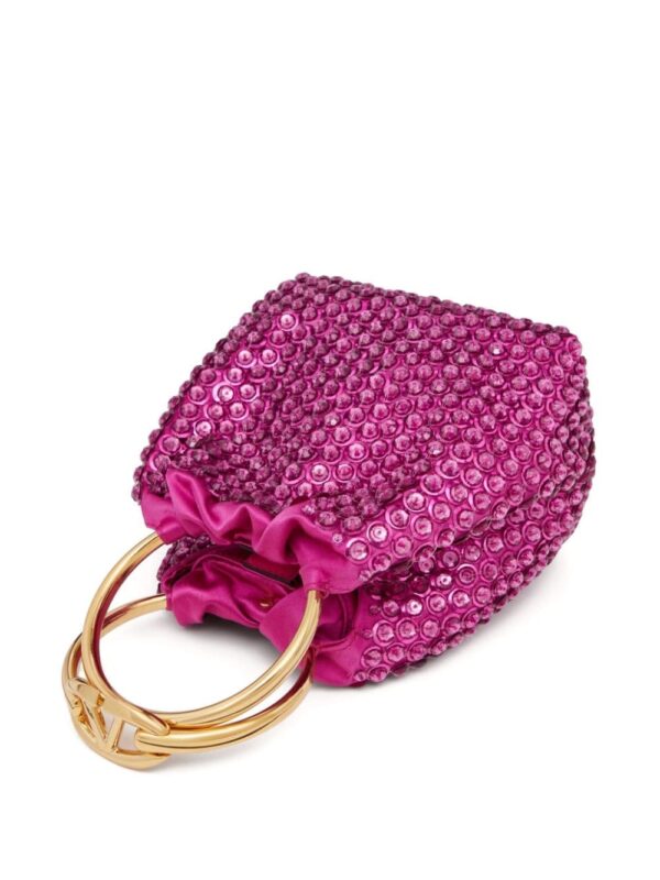 Valentino Garavani small Carry Secrets embroidered bucket bag - Image 5