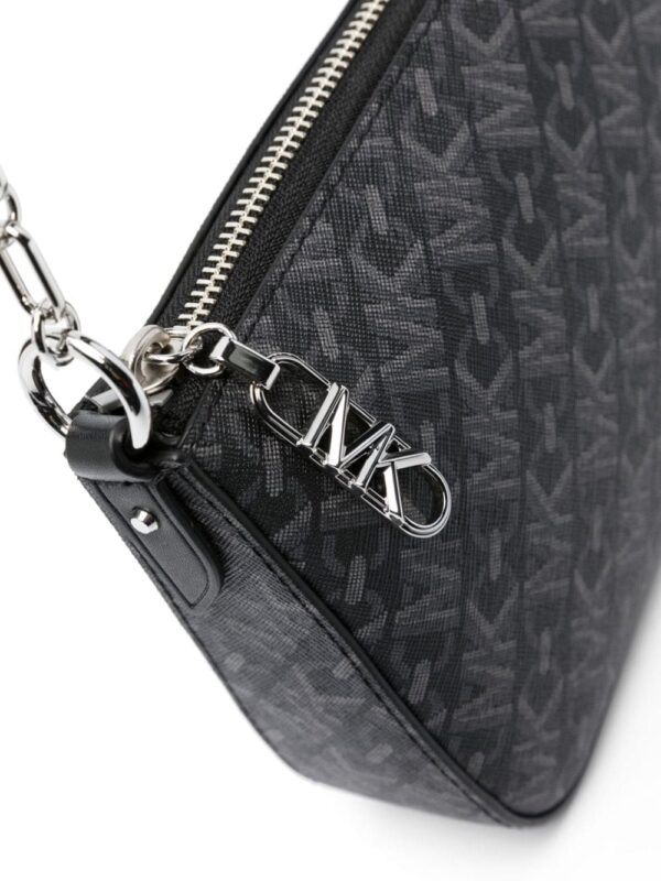 Michael Michael Kors logo-plaque monogram-print shoulder bag - Image 4