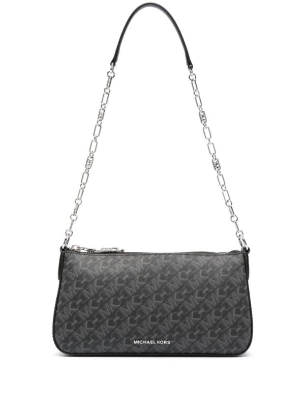 Michael Michael Kors logo-plaque monogram-print shoulder bag