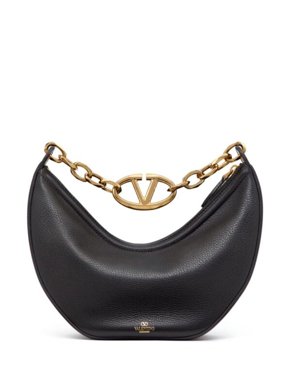 Valentino Garavani small VLogo Moon leather shoulder bag - Image 3