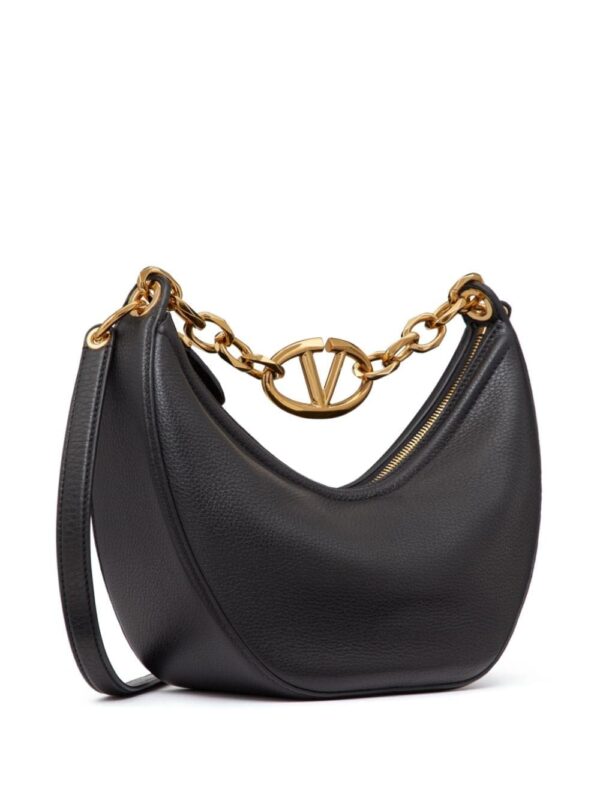Valentino Garavani small VLogo Moon leather shoulder bag - Image 4