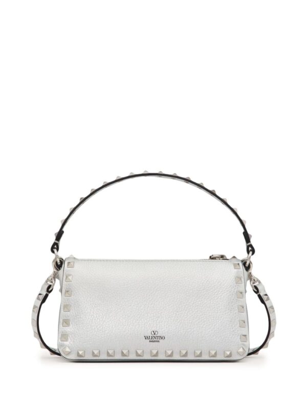 Valentino Garavani small Rockstud metallic crossbody bag - Image 2