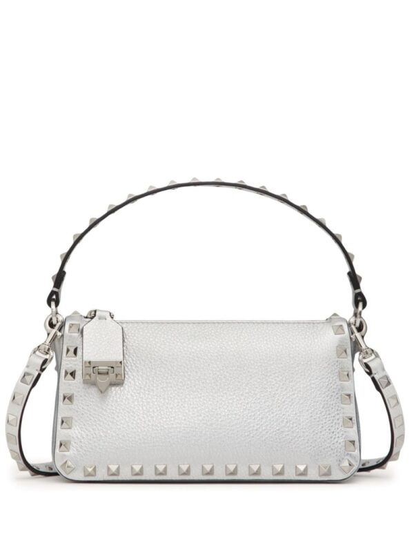 Valentino Garavani small Rockstud metallic crossbody bag