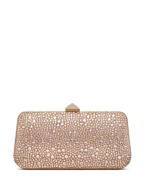 Valentino Garavani Carry Secrets rhinestone-embellished clutch bag - Image 2